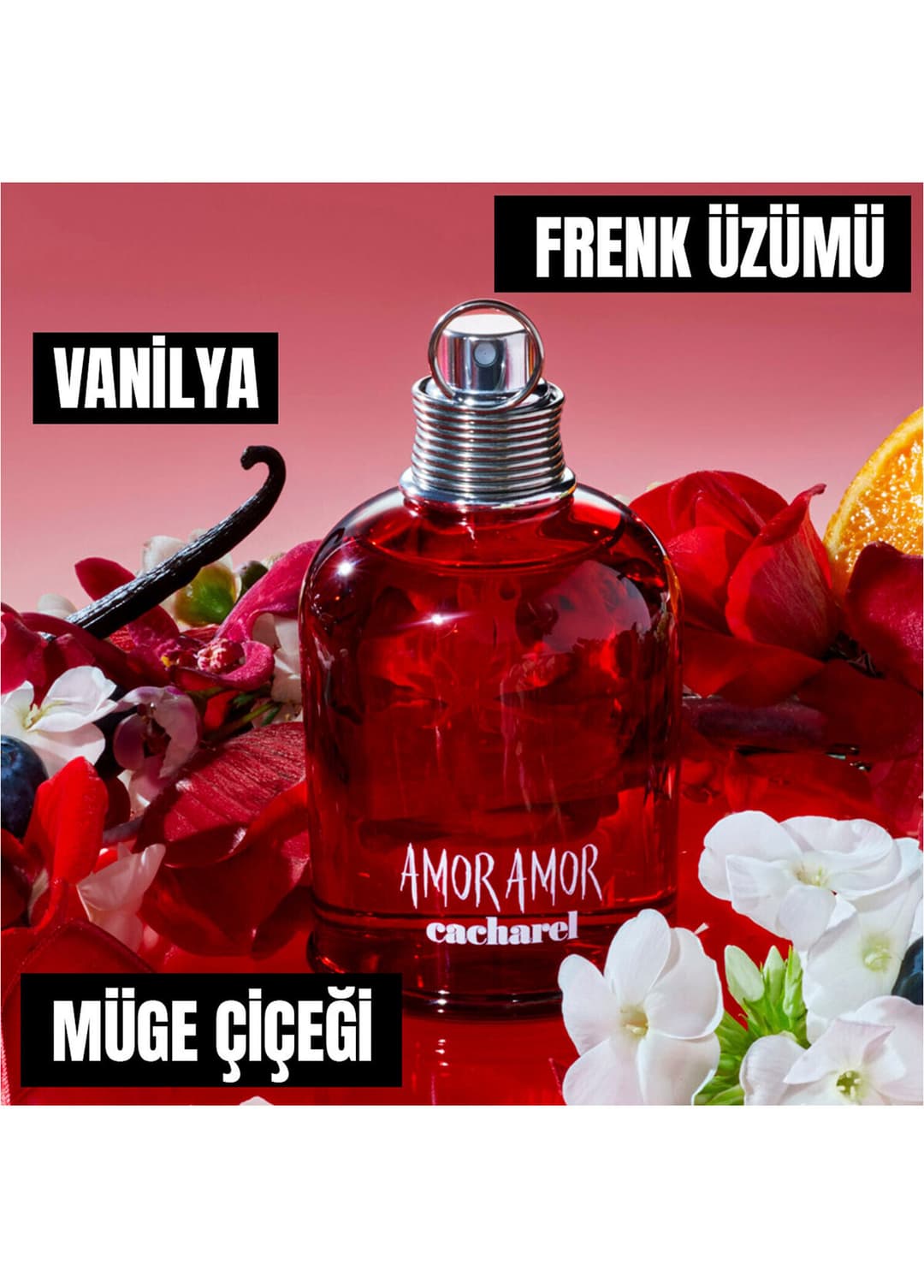 Cacharel Amor Amor Edt 100ml Bayan Tester Parfüm görsel 4